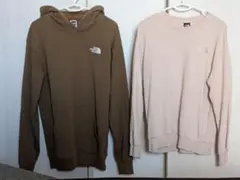 ノースフェイス トレーナーとパーカーの2着