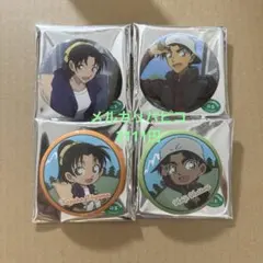 名探偵コナン 迷宮の十字路〜服部平次&遠山和葉 缶バッジ〜 名探偵コナン 迷宮の十字路 初期 缶バッジ 幼少期 服部平次 遠山和葉