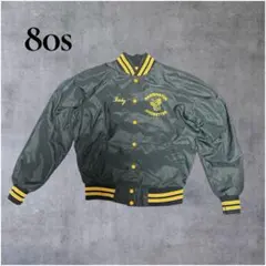 USA製80s ナイロン　刺繍入り　ヴィンテージJK アメカジ　古着