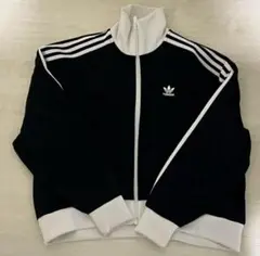 adidasホワイト ブラックトラックジャケットXL y2k