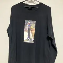 HOCKEY ブラック ロングスリーブ Tシャツ L