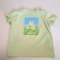 mont-bell ベビー 半袖Tシャツ クマ柄 ライトグリーン