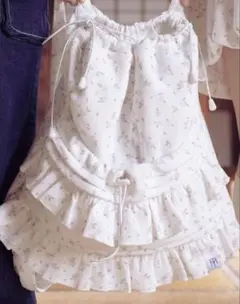 tie.me dot frill knapsack LIGHT GRAY - メルカリ