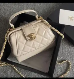 VIP限定 ノベルティ チェーン ショルダーバッグ ハンドバッグ ホワイト