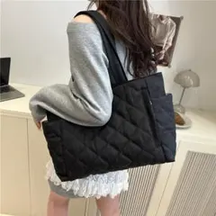 【24H発送】 キルティング トートバッグ A5収納可 マザーズバッグのサムネイル