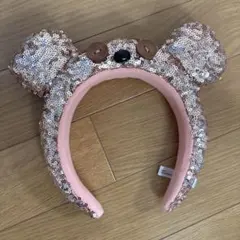 クマ耳スパンコールカチューシャ