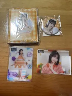 鎮西寿々歌　すきくじ　チェキファイル　缶バッジ　ステッカー　クリアカード