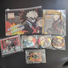 ヒロアカ　爆豪勝己まとめ売り　缶バッジ他