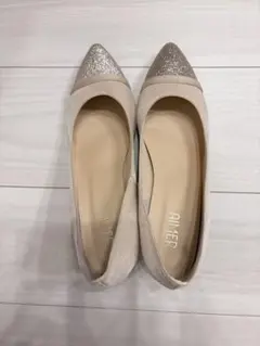 AIMER エメ パンプス ベージュ グリッターのサムネイル