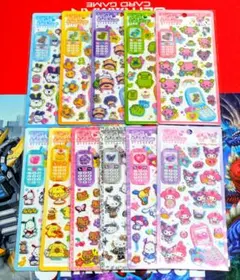 み*ぃ様 平成ハッピーフォンステッカー サンリオ たまごっち シール ステッカー