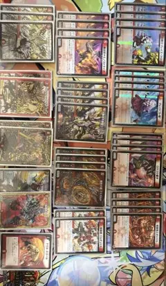 赤単フミガルド(アドバンス) デッキ 入れ替え用パーツ、スリーブ付き