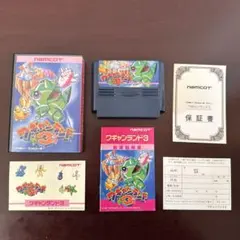 【人気作・完品】ワギャンランド３　ファミコンソフト　ぷちレア　ナムコ
