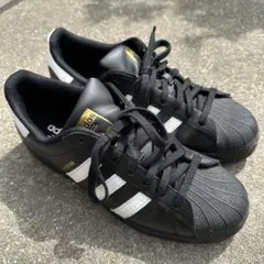 adidas Superstar ブラック/ホワイト スニーカー　27.5