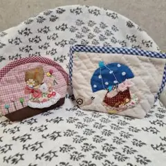 パッチワークバッグ、ポーチ、タペストリーハンドメイドハンドメイド(スーちゃん) スーちゃん ポーチ パッチワークキルト ハンドメイド - メルカリ