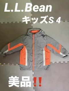 L.L.Bean3in1ナイロンジャケットキッズS(4)100 110フリース付