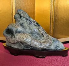 古美術 鑑賞石 盆石 水石 水石 盆石 盆栽 鑑賞石 小品盆栽 滝石 古谷石 静岳石 レターパック