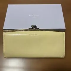 Paul Smith がま口 長財布 イエロー