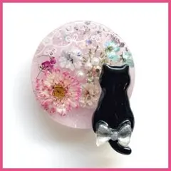 No.2664ハンドメイド ヘアゴム レジン ドライフラワー - メルカリ