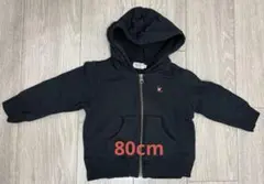 ミキハウス DOUBLE.B パーカー 80 ジャケット 防寒着　保育園 秋冬