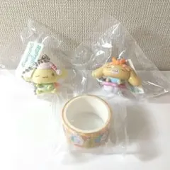 【新品未開封・匿名配送】くら寿司　シナモロール　フィギュア・マステ　3点