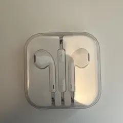 未使用・未開封 Apple ホワイト 有線イヤホン 収納ケース付き