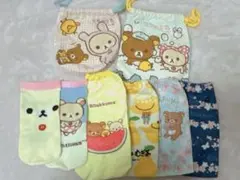 激レア❁コリラックマウサギ&リラックマ巾着袋、巾着ポーチ、ペットボトルカバー❁