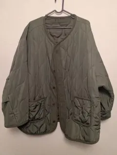 【２月限定】キルティングジャケット【オリーブグリーン】