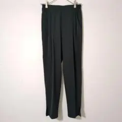 ⭐️美品⭐️オフオン パンツ スラックス テーパード センタープレス ロング 黒