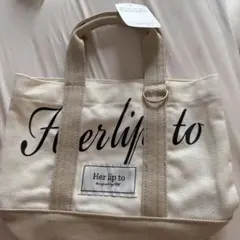 ハリプ HLT Canvas Mini Tote トートバッグ アイボリー - メルカリ