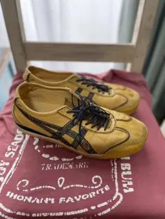 Onitsuka Tiger メキシコ66スニーカー イエロー×ブラック