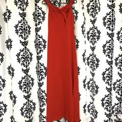 【新品未使用】toasoa 赤ロングドレス　オフショルダー