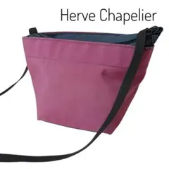 【Herve Chapelier】舟型ショルダーバッグ　ミニXS ピンク　グレーのサムネイル