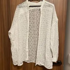BEAUTY&YOUTH レース 長袖シャツ ホワイトのサムネイル