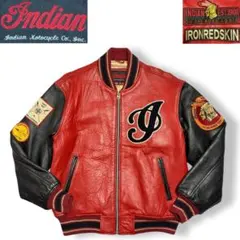 80s 希少 INDIAN MOTORCYCLE LEATHER JKTのサムネイル