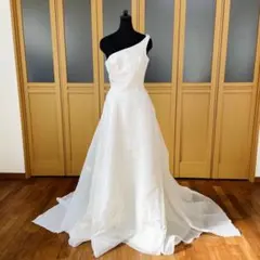 美品✨ 定価30万✨ワタベウェディング✨ワンショルダー✨ウェディングドレス✨9号