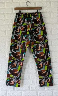 コットンリネン シンプルもんぺ スモークミント うなぎの寝床 L寸 ゆったり うなぎの寝床 MONPE Muji ベーシック(薄手) 久留米絣もんぺ 無地