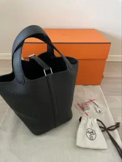 新品未使用 HERMES ピコタンロックPMブラックシルバー金具 K刻印 正規店のサムネイル
