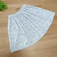 リバティ キッズ ギャザースカート裏地付 アロナ スミレ