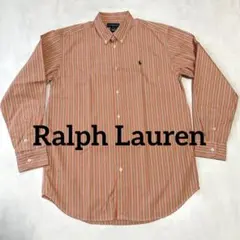 Ralph Lauren 長袖シャツ ストライプ オレンジ Lサイズ相当のサムネイル