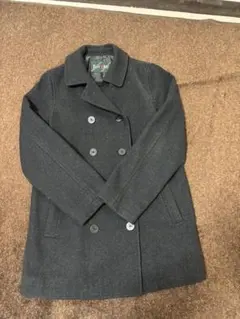 EAST BOY ダークグレー　ダブルブレストコート