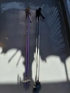 スキー用　ストック　2セット　中古