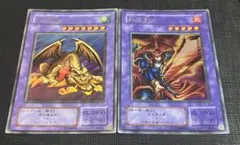 【良品】千年竜 【傷あり】炎の剣士 ウルトラレア 2期(初期) 2枚まとめ売り