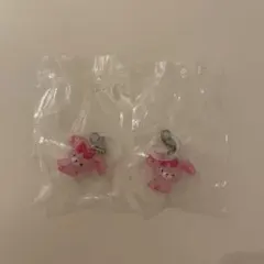 ゆるっとめじるしアクセサリー ぼんぼんりぼん 2個セット