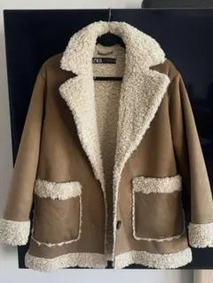 ZARA ムートンコート XS