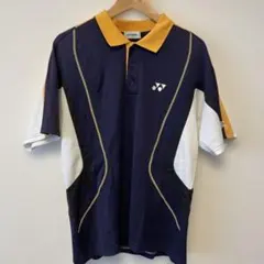 YONEX ポロシャツ ネイビー/ホワイト/オレンジ