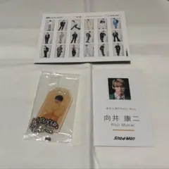 Snow Man 向井康二 お守りキーホルダー&カード