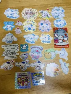 シナモロール　シナモン　ステッカー　詰め合わせ　シール　カード　まとめ売り