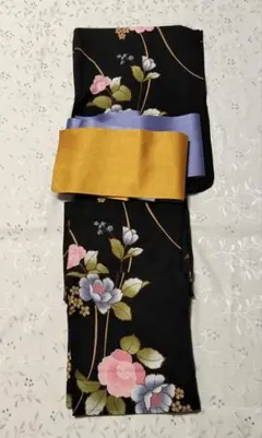 コシノジュンコ JK ゆかた チューリップ柄 浴衣 帯セット - メルカリ