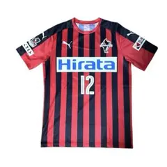 ロアッソ熊本 2018ユニフォーム L 背番号12 ホーム 赤 くまモン