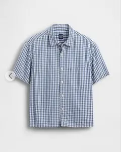 GAP 2026新作ギンガムチェック デニムシャツ Mのサムネイル